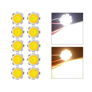 Wholesale led light 3w for sale - Group buy Bulbs COB LED Light Chip Round Double Color Lamp Bulb W W W W For DIY Spotlight mm Cold White Warm JQ