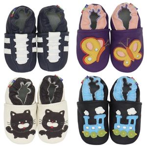 Baby Shoes Soft bebe Leather newborn booties for babies Baby Boys Girls Infant toddler Slippers First Walkers 210317