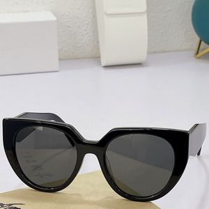 Óculos de sol para mulheres masculinas SPR 14WS 21SS Nova moda comercial oval Cat-Eye armação personalidade tendência lazer férias óculos UV400 design de alta qualidade com caixa