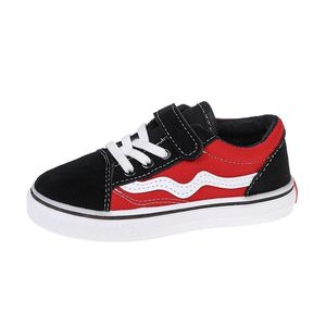 Kids Canvas Buty Wiosna Jesień Chłopcy Dziewczyny Moda Sneakers Hak Loop Teens Espadrilles Dzieci Casual Niski Top Trener Buty 210308