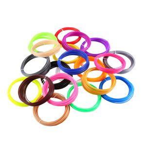 20 colori o 10 colori/set filamento penna 3D ABS/PLA 1,75 mm materiale di stampa in gomma plastica per filamento stampante 3D