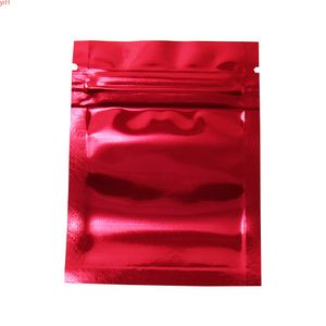 6x8cm 2000pcs / Lot Zip Lock Mylar Pouches Retail Candy Coffee Powder Bean Vattentät Paket Organizer Zipper Bag DHL Lancerhigh Quatity