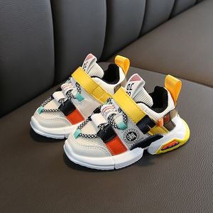 Baby skor barn skor för pojkar tjejer toddler sneakers mode boutique andas lilla barn tjejer sportskor storlek 21-30 210308