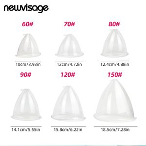 Vacuum Breast Lifting Cups Kit pairs Nozzle Back Massage Cupping Ass Hip Butt Lift Up Enlarger Enlargement Body Shaping