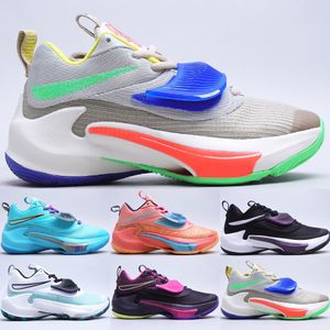 Wholesale aqua clear resale online - Newest Freak s EP Mens Womens Basketball Shoes Primary Colors Aqua Stay Freaky Project Clear Emerald Digital Outddor Sneakers Size
