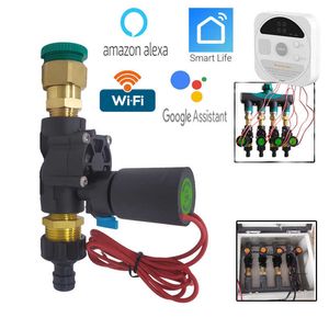 Smart WiFi Control Elektryczny Solenoid Wody S 24 V Water Timer Automatyczny Kontrola poziomu wody 210610