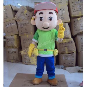 Halloween Cute Boy Mascot Costume Top Quality Cartoon theme character Carnival Unisex Adults Size Christmas Birthday Party Fancy Outfit