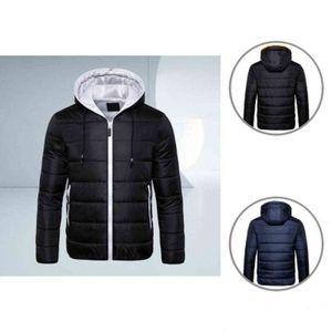 All Match Stylish Extra Warm Padded Men Jacket Padded Men Down Coat Pockets for Work G1115