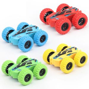 Dubbelzijdig inertie ABS Model Speelgoed Autoweerstand Stunt Rolling Off Road Voertuigen Dumper Truck Kids Car Toys for Children Boys W2