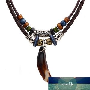 Encantos Homens Mulheres Mulheres Jóias Couro Gargantilha Colares Handmade Tee Beads Maxi Neckless Collares Mujer Compras Online Shopping Índia Preço de Fábrica Design