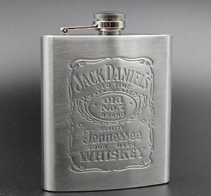 Przenośna stal nierdzewna Hip Flask 7Oż Rosyjski Kubek wina Wisky Butelka z pudełkiem Pocket Drinkware Butelki alkoholowe SN5961