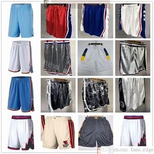 Top Quality ! Printed Basketball Pocket Shorts Sport Shorts College Pocket Pants White Black Blue Red Grey Sport Pocket Shorts XS-XXL