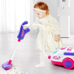 Children's Electric Mini Vacuum Cleaner with Real Working Function USB Charging Kids Educational Toys 210312