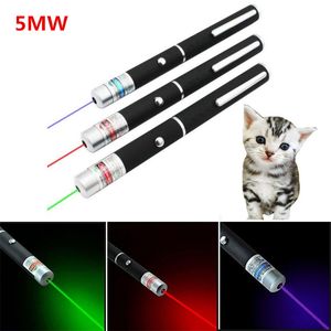 5MW Laser Pointer Pen Party Favors Red Blue Purple Green High Power Outdoor Camping Teaching Conference Supplies Funny Cat Toy Creative Gift