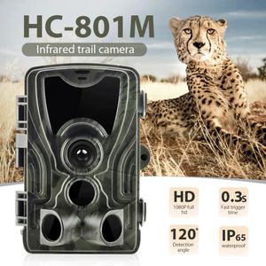 Cellular Hunting Trail Camera Wildlife Infrared Cameras 2G MMS SMTP SMS Photo Traps Surveillance HC801M 16MP 1080P Night Vision
