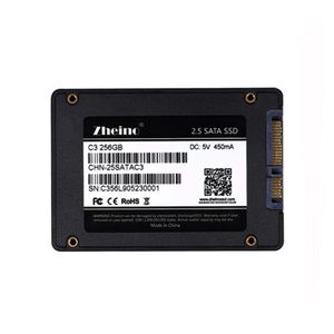 Zheino 2.5 inch Solid State Drive SATA 256GB SSD NAND TLC Hard Disk for Laptop Desktop PC