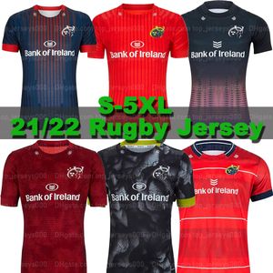 2021 2022 MUNSTER city Rugby jersey ALTERNATIVA home away training 19 20 21 Ireland club shirt Tamanho masculino S-5XL Top Jerseys Alta qualidade