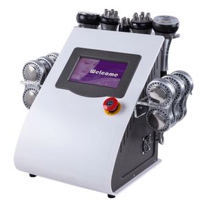 6 in 1 40k Ultraschall-Kavitations-Schlankheitsmaschine Vakuum-Pressotherapie RF-Lipo-Laserdiode LLLT Lipolyse-Körperformung mit CE-Zertifizierung