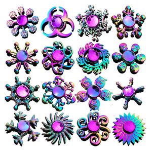 Wholesale toy dragons for sale - Group buy 35Style Hand Spinners Toys Zinc Alloy Metal Fidget Spinner Rainbow Triangle Fingertip Gyro Spinning Top Dragon Wings Eye Finger Decompression INS