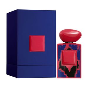 중성 향수 100ml 레이디 챠밍 향수 Ikat Rouge 스파이시 우디 노트 EDP 최고 품질 및 빠른 배송