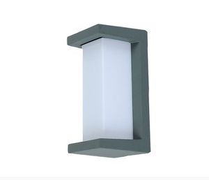 IP55 유럽 빌라 LED 벽 조명 램프 야외 방수 알루미늄 영국 현대 간단한 스타일 사각형 LED sconce 램프 빛