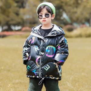 Jaqueta de menina para bebê 2021 inverno Roupa de snowsuit crianças roupas fria infantil longo waterproof jaqueta menino crianças Outerwear TZ920 H0909