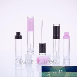 Butelki do przechowywania Słoiki 10/50 / 100 SZTUK 5 ml Pusta Lip Gloss Tube Black Pink Lipgloss Bollte DIY Narzędzie Cylindryczne Pojemnik Hurtownie1 Cena fabryczna Ekspert Design Quality