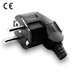 Smart Power Pluggar EU European 2 Pin AC EXTROLAND CE REWIREaRable Plug Male Outlets Adapter förlängningssladdanslutning 16a 4000w