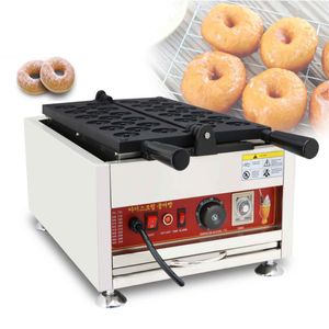 Elektriska 16 hål Donut Waffle Maker Timing Control Donut Making Machine