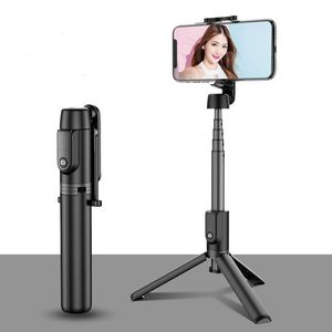 Monopod Selfie Sticks Zintegrowany Kompatybilny telefon komórkowy Kompatybilny Bluetooth Selfie Stick with Tripod Remote Control Mini Multi Funkcja