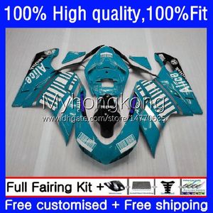 Injection OEM For DUCATI 848S 1098S ALICE Cyan 1198S 07-12 Cowling 14No.130 848R 848 1098 1198 S R 07 08 09 10 11 12 Body 1098R 1198R 2007 2008 2009 2010 2011 2012 Fairing