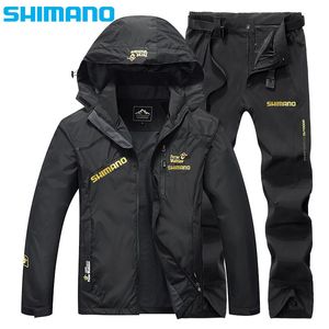 Hunting Jackets 2022 Fishing Clothes Waterproof Suit For Jacket Windproof Warm Thick Pants Shirt Sports Wear