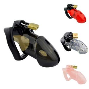 Male Chastity Device with 3 Extra Penis Rings Cock Cages Penis Lock, Chastity Belt Slave Bondage Sex Toys For Men Adult Games P0826