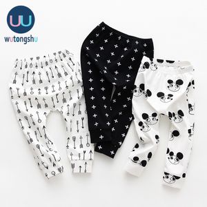 3 teile/los Baby Hosen Weiche Baumwolle Baby Jungen Mädchen PP Hosen 0-24M Für SpringSummer Baby Harem Hosen neugeborenes Mädchen Jungen Kleidung 210303