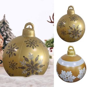 Украшение партии открытый надувной надувной рождественские украшения серии Giant Holiday Ball Tree PVC