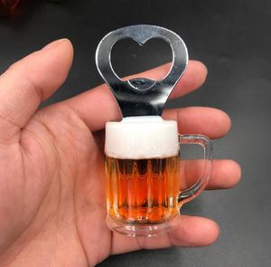 Creative Stainless Steel Beer Cocktail Glass Bottles Juice bottle opener refrigerator magnet openers kitchen accessorie SN2590