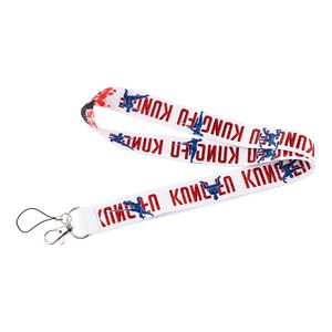 10st / parti J2547 Kongfu Art Lanyard Keys Telefon Neckrem Keychain Lanyards ID Badge Holder för älskare