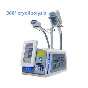 Multifuctal Vacuum Cryo 3 بارد مقابض الدهون إزالة الذقن الذقن criolipolisis النحت آلة الجسم تشكيل 360 cryolipolysis