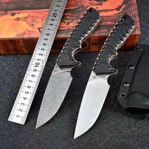 9 '' Yeni DC53 Çelik Taş Yıkama 5mm Blade G10 Kolu Tam Tang Taktik Bıçak Kamp Avcılık Survival Bıçaklar Avcılık Bıçak VTH31