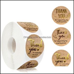 Gift Wrap Event & Party Supplies Festive Home Garden Thank You For Supporting My Small Business Stickers 500 Labels Per Roll Wrap Decoration