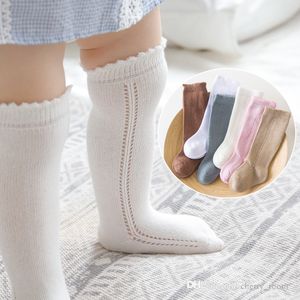 INS spring/summer baby girls candy colors princess socks fall Infant Toddler loose middle hose air conditioning stockings kids casual hosiery D027