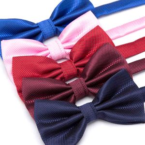 Men Ties Fashion Butterfly Party Wedding Bow Tie for Boys Girls Candy Solid Color Bowknot Whole Accessories Bowtie