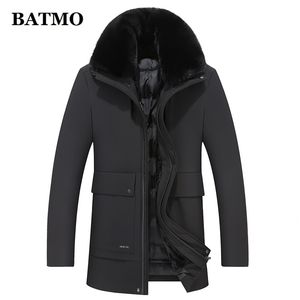 BATMO Yeni Varış Kış Yüksek Kalite Kalın Kesilmiş Sıcak Parkas Erkekler, Erkek Kalın Ceketler Erkekler, 2008 210222