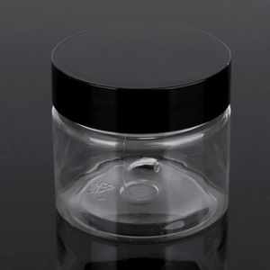 3ML 5ML 10ML Klar Leere Jar Kosmetische Kunststoff Runde Flasche Topf Für Make-Up Lidschatten Nägel Pulver behälter 100Pcs Lot Gramm