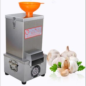 Small Garlic Peeling Machine Home 220V/180W Commercial Stainless Steel Efficient Peeled Tools Restaurant Garlic Peeler Equipment