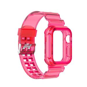 Newest Strap for Apple Watch Band Series 6 SE 5 4 3 Transparent Iwatch bracelet 38mm 40mm 42mm 44mm Watchband accessories