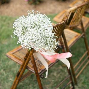 DIY Ev Bahçe Düğün Nefes Yapay Çiçekler Gypsophila Plastik Çiçekler Ev Dekoratif DIY Çar Parti Dekorasyon için Sahte Çiçek