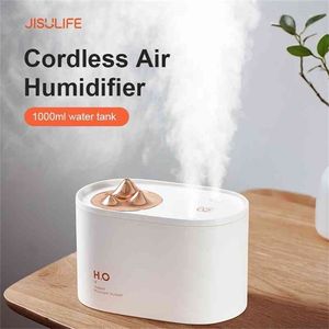 JISULIFE Humidifier Diffuser 3600mAh Wireless Air Humificador Portable Moisturizing Nawilzacz Powietrza 210724