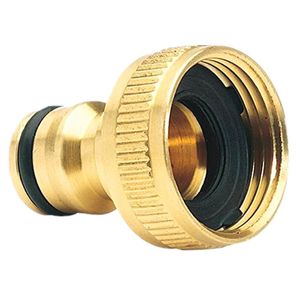 Watering Equipments 60#16mm Hose 1PCS Pure Brass Faucets Standard Connector Washing Machine Quick Connect Fitting Pipe Connections