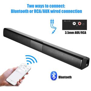 Soundbar, 20-W-TV-Soundbar, kabelgebunden und kabellos, Bluetooth-Heim-Surround-Soundbar für PC, Theater, TV-Lautsprecher